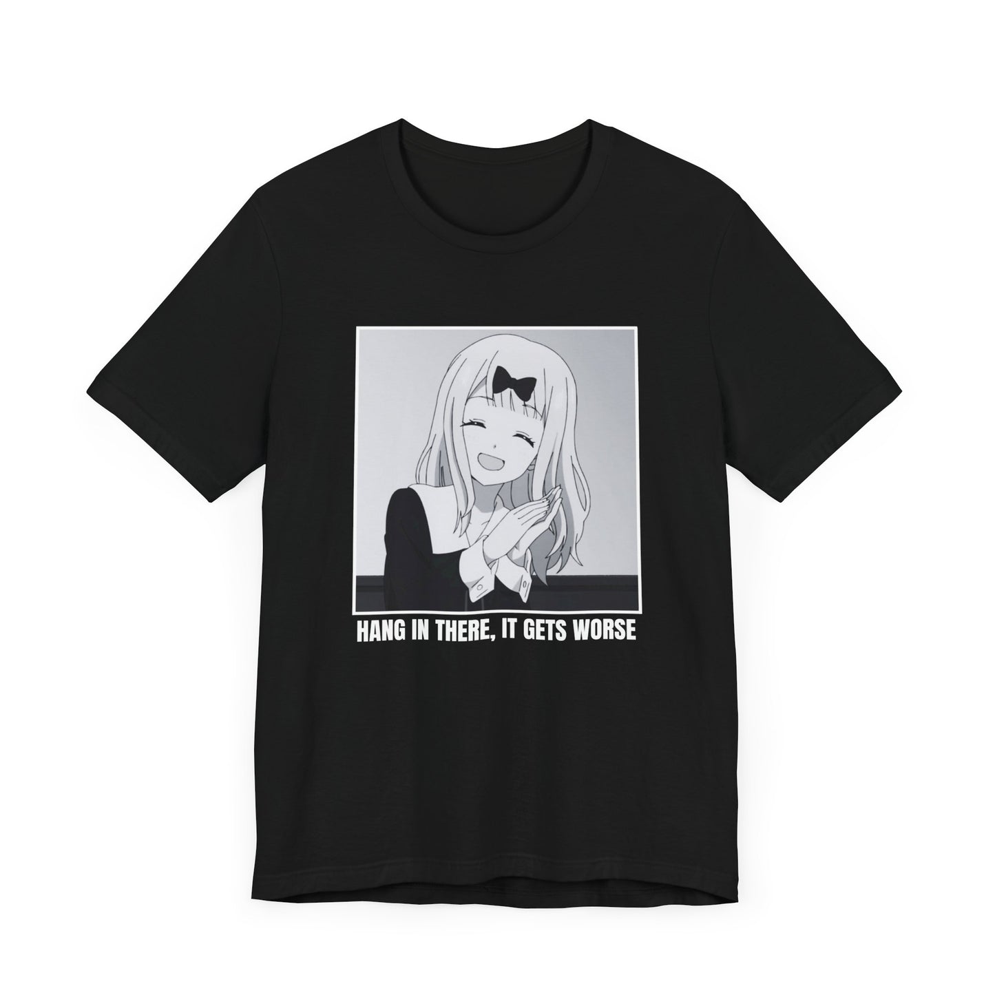 HANG IN THERE IT GETS WORSE LOVE IS WAR TEE (CANADA)