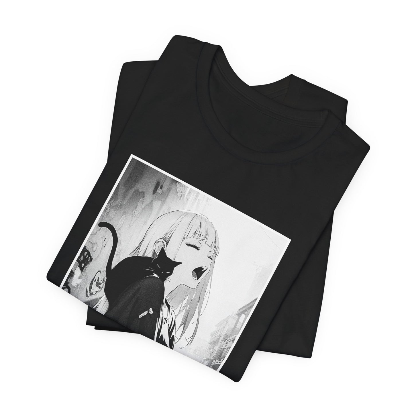 WHAT A DRAG CAT GIRL TEE (USA)