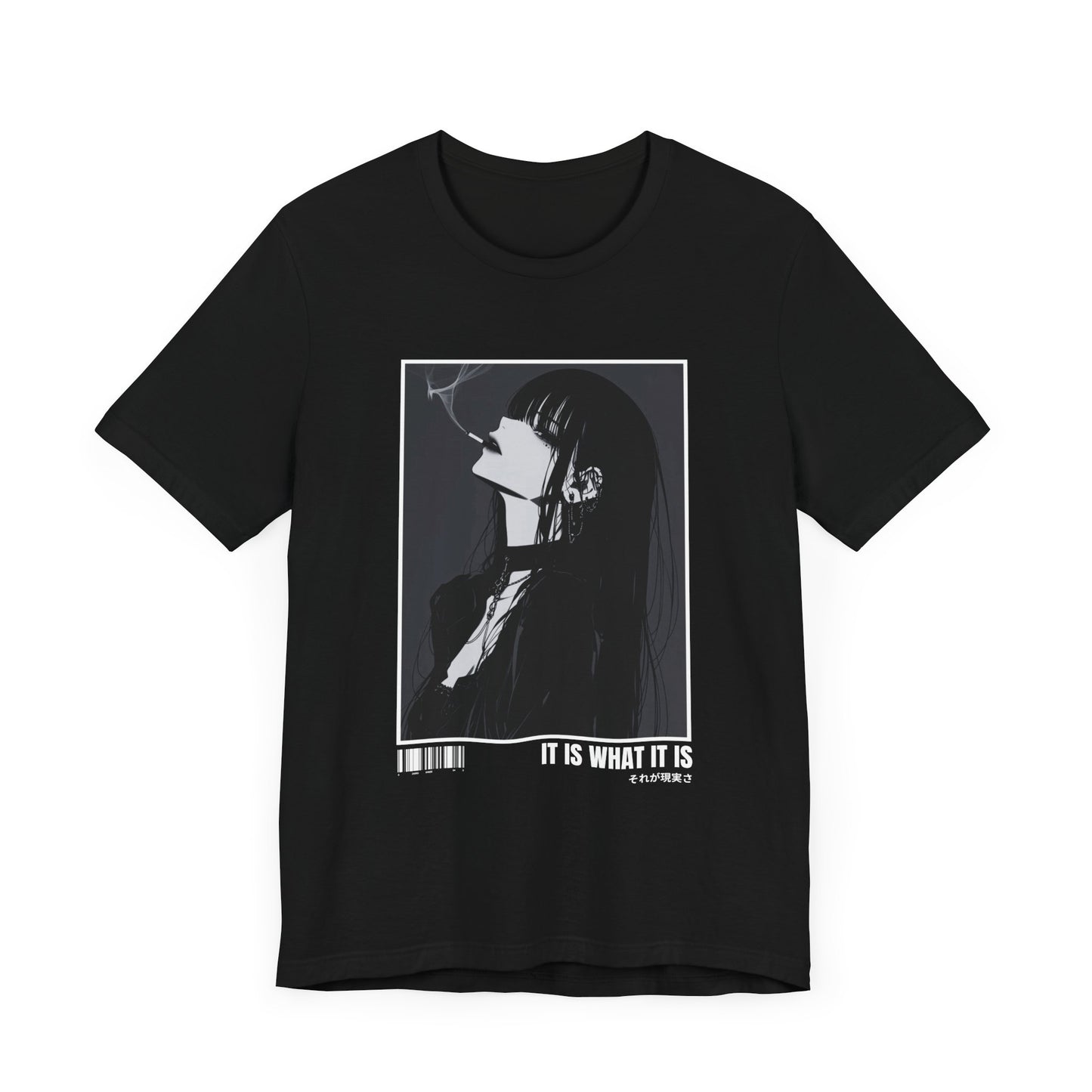 IT IS WHAT IT IS BLACK ROSE TEE (UK)