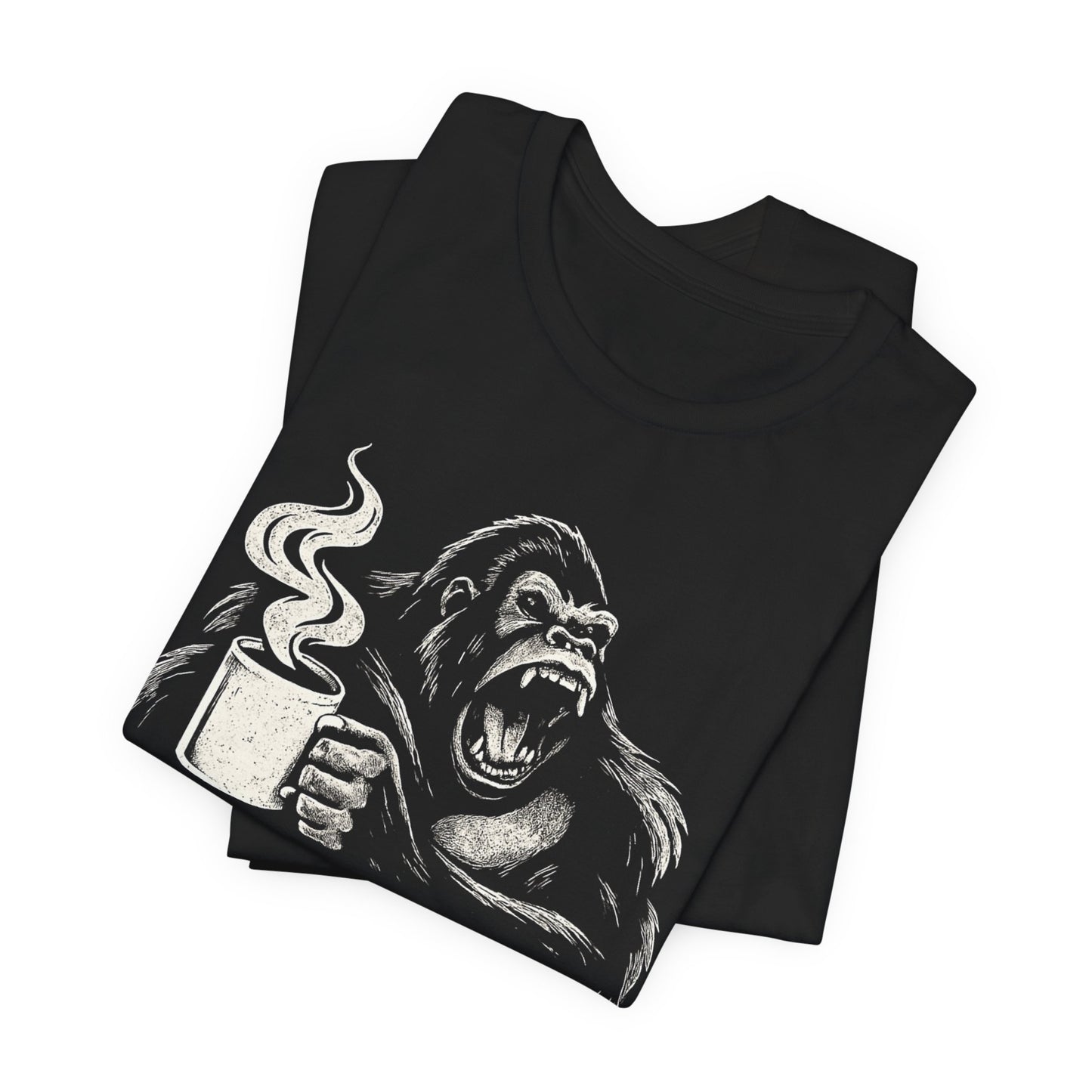 FUELED BY ANGER AND CAFFEINE GORRILA TEE (USA)