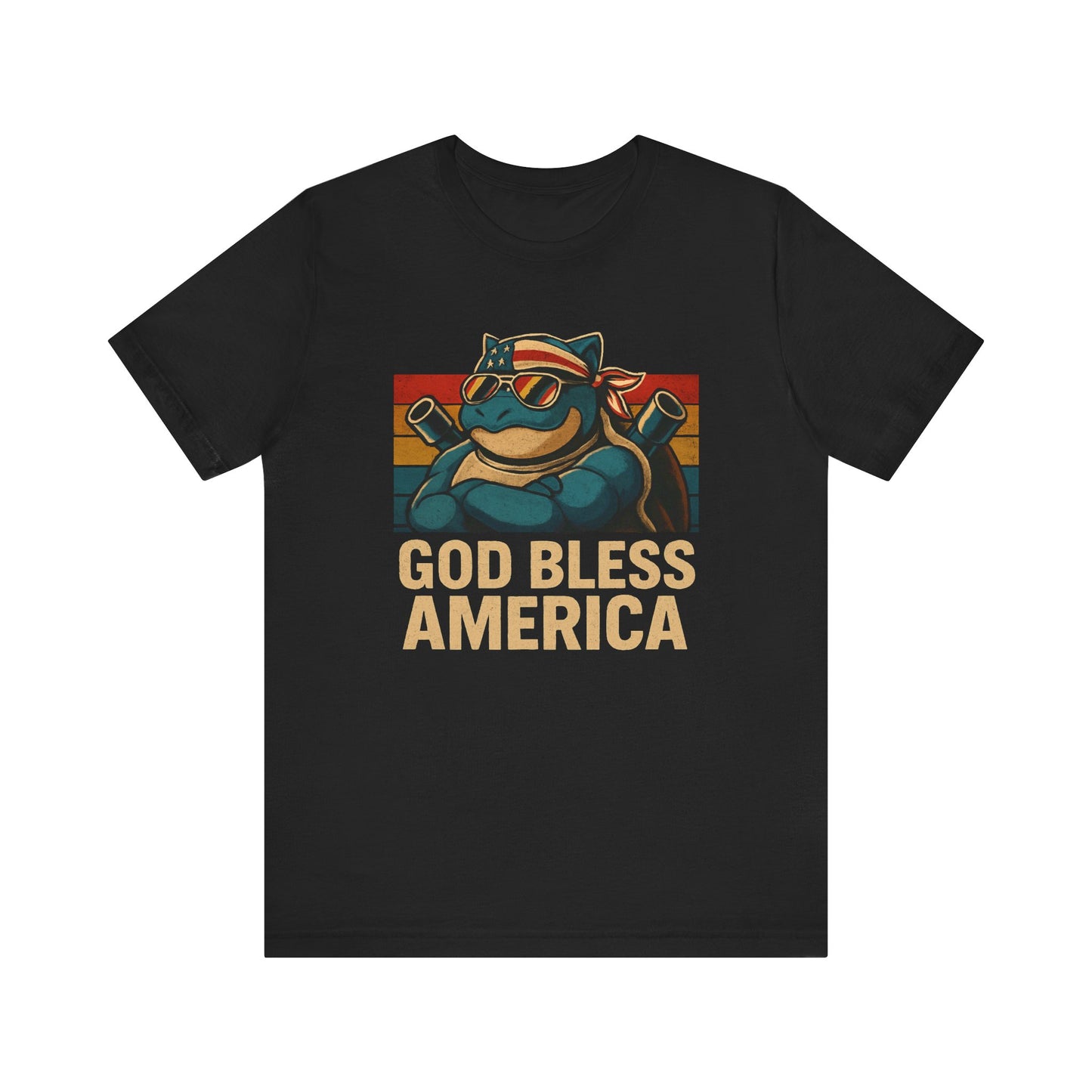 GOD BLESS AMERICA BLAST. TEE (USA)