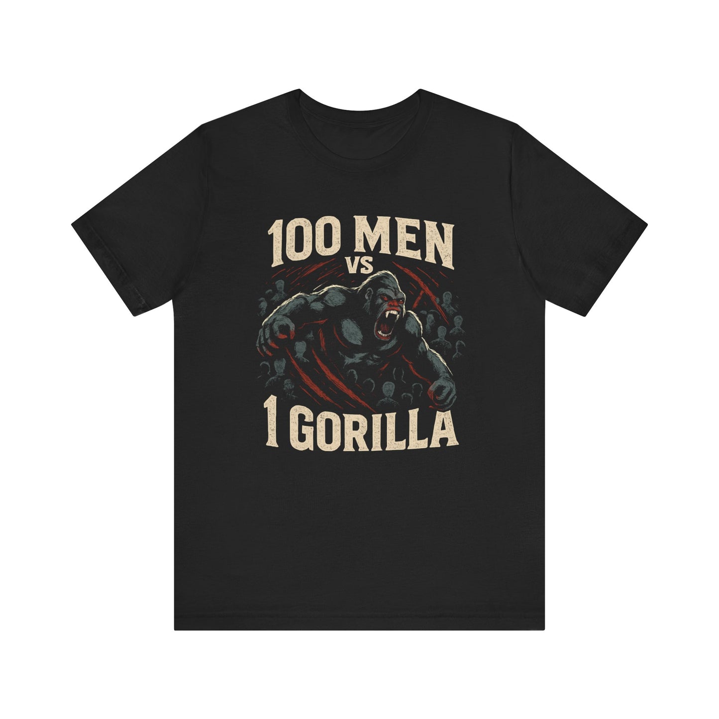100 MEN VS 1 GORILLA TEE (USA)