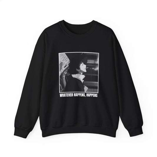 WHATEVER HAPPENS HAPPENS SPACE C.B SWEATSHIRT