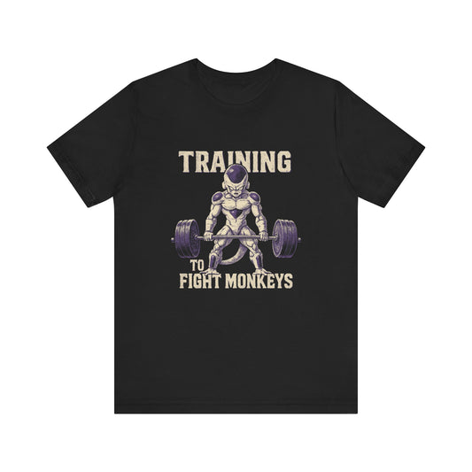 TRAINING TO FIGHT MONKEYS TEE (UK)