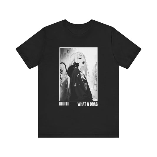 WHAT A DRAG CAT GIRL TEE (USA)