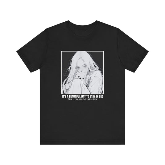 IT'S A BEAUTIFUL DAY TO STAY IN BED TEE (USA)