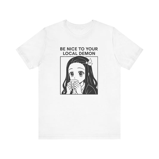 BE NICE TO YOUR LOCAL DEMON TEE (USA)