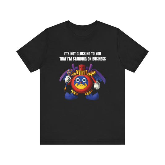 NOT CLOCKING TO YOU TIME WIZARD TEE (UK)